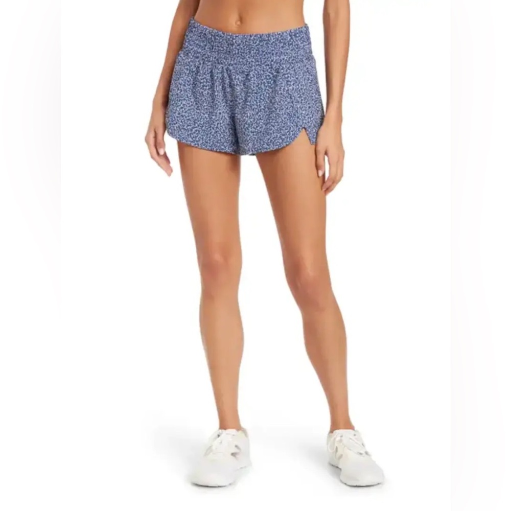 Zella interval woven run camo athletic shorts